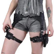 Черная пятница распродажа стимпанк мотор винтажный мужской пакет бедро кобура защищенный кошелек женская сумка подвязка ремень пистолет плечо нога кобура