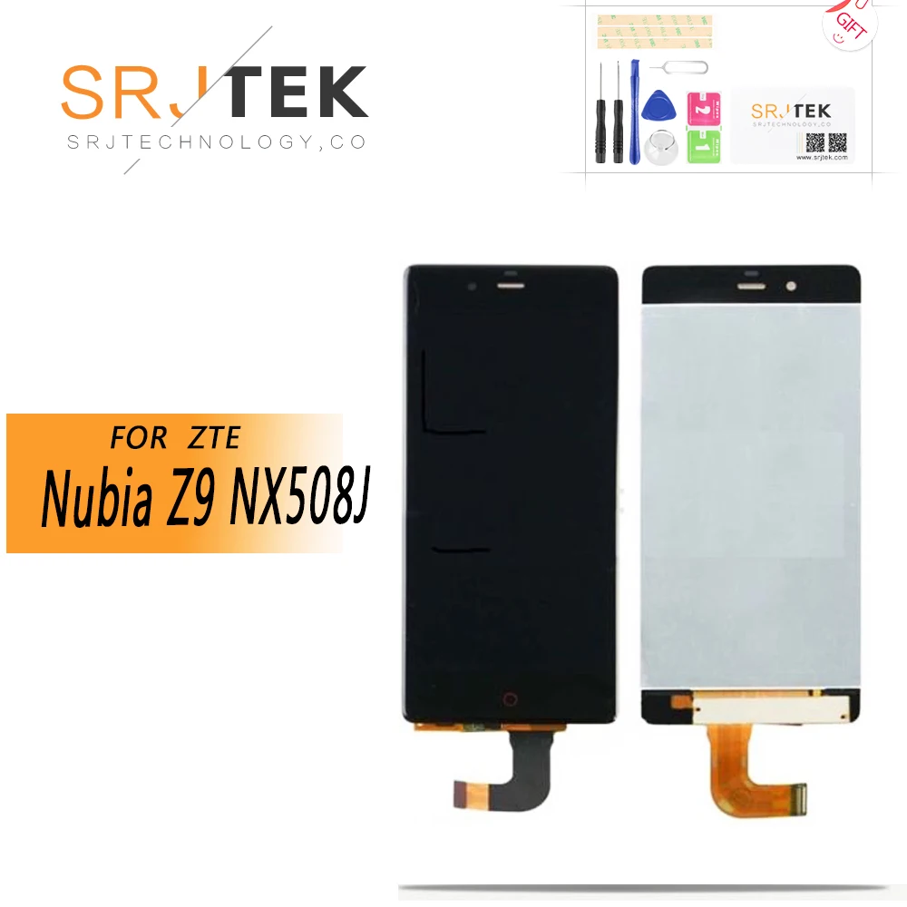 Для 5 2 &quotzte Nubia Z9 NX508J ЖК-экран + сенсорный экран панель Digiziter zte в сборе Замена |