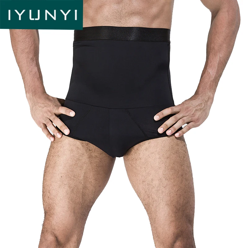 IYUNYI Male Underwear Briefs Men's Tummy Tucker Tummy Control Shapewear