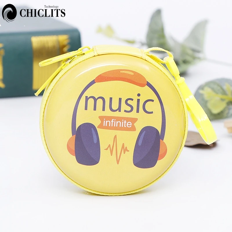 Earphones Case Bags Waterproof Stereo Headset Mini Zipper Earphone Pouch Cover Headphone SD Card Storage Bag Box Carrying | Электроника