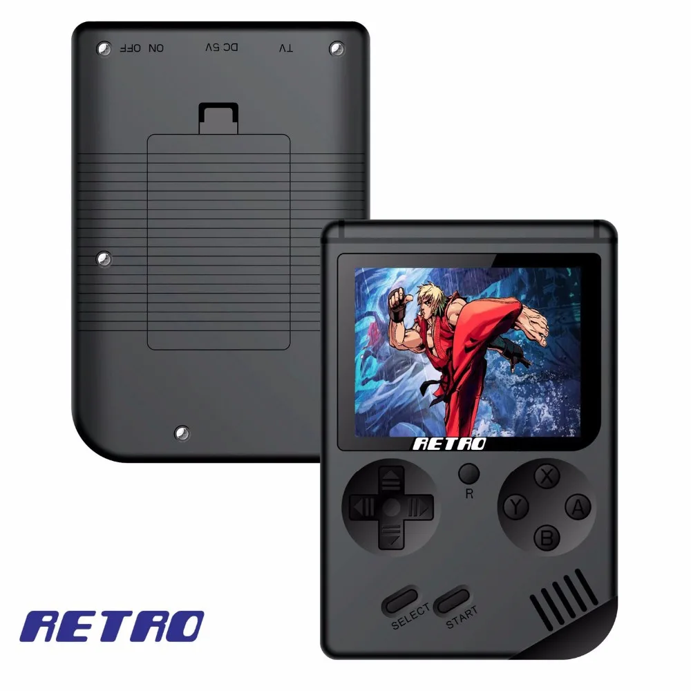 DHL 5-50pcs/lot RS-6A Portable Mini Handheld Game Console gift 8Bit 3.0 Inch Color LCD Kids Color Game Player Built-in 168 games 50pcs lot fr9220 200v 3 6a