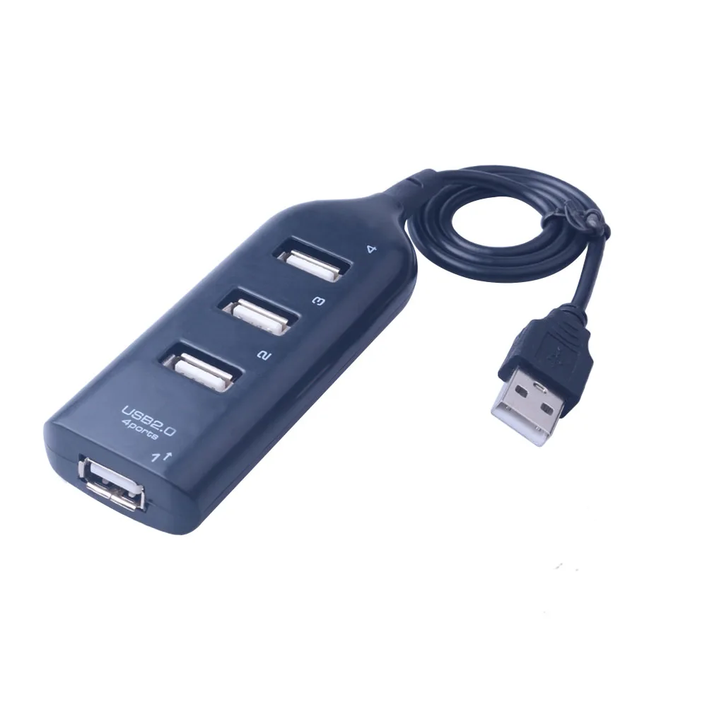 Высокоскоростной 4 портовый разветвитель USB 2019 для ПК ноутбука Windows Vista XP 2 0 98 FE06