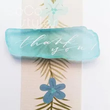 Cocostyles пользовательский разноцветный стеклянный камень с ручной белой визитной карточкой для каллиграфа приглашения на свадьбу