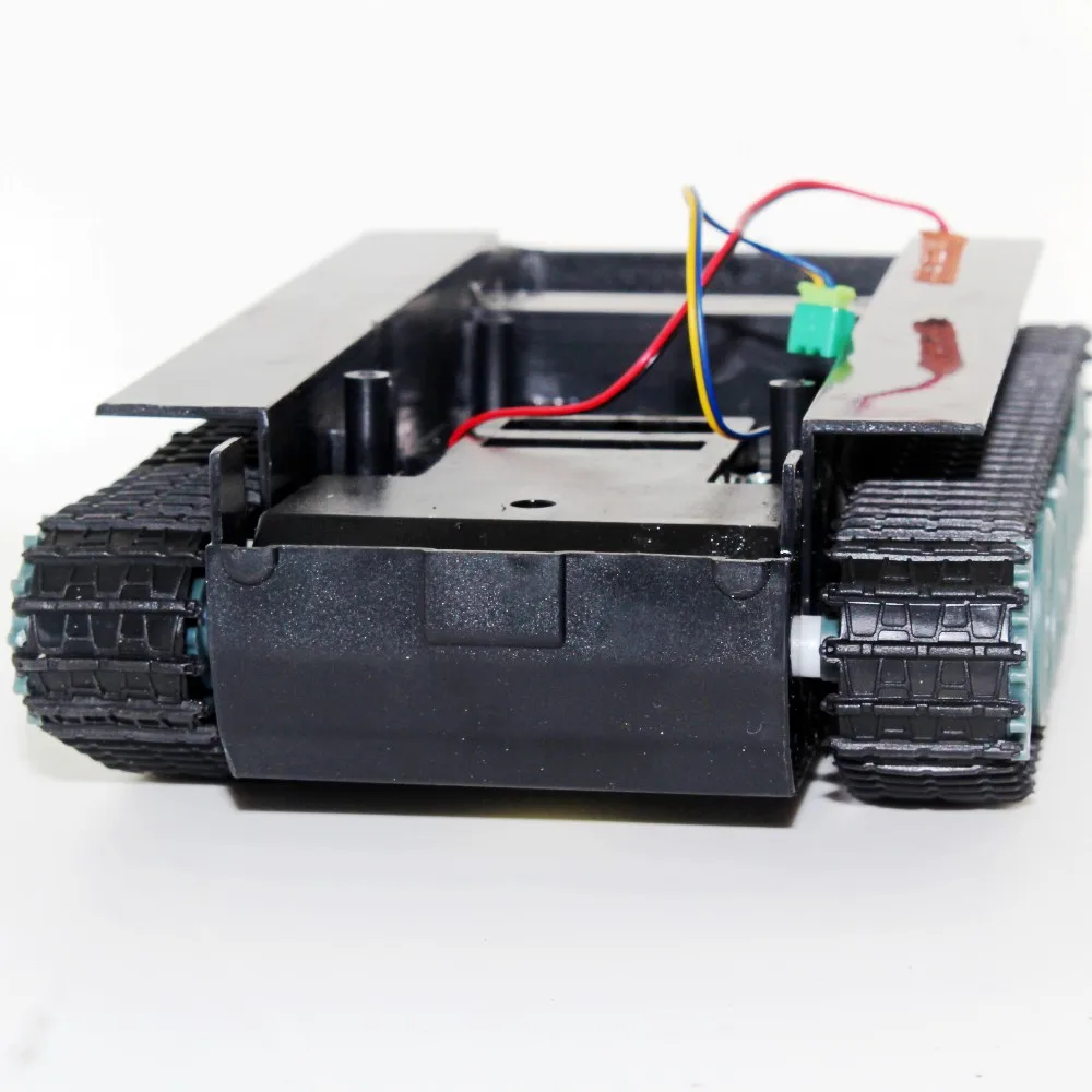 DIY Smart Robot Car Smart Germany Tank Track Rubber Chassis For Arduino