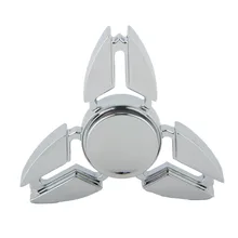 Зеркало металла Tri Непоседа счетчик Анти Стресс руку Spinner Игрушки