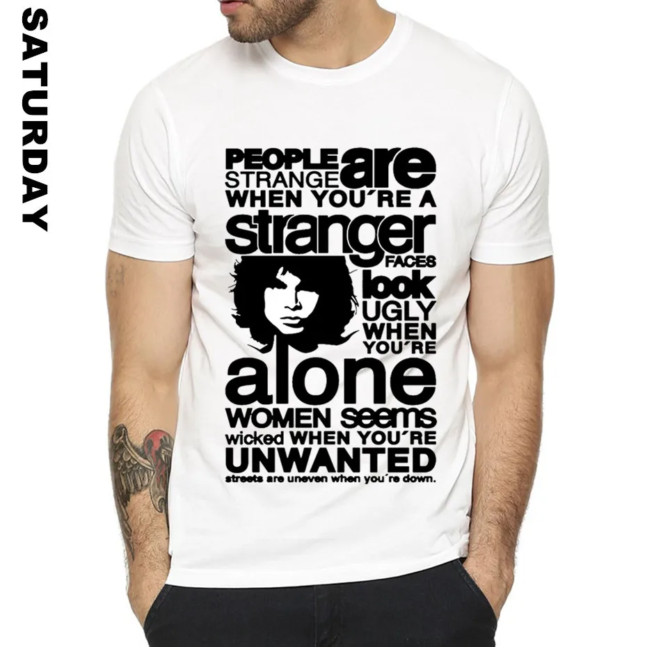 The Doors Jim Morrison Design Funny T Shirt for Men and Women ...