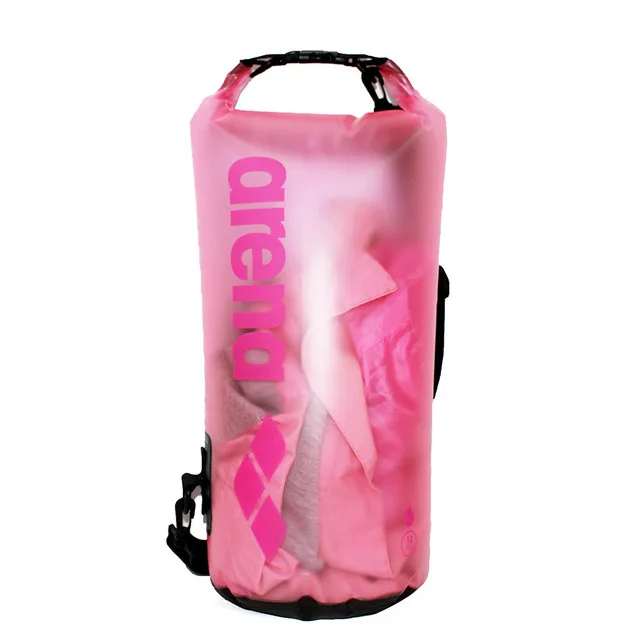 PVC Waterproof Bag Dry Bag 10L Ocean Swimming Backpack One-Shoulder Beach Drybag Outdoor Sport Camping Trekking Drift Dry Sack - Цвет: Pink