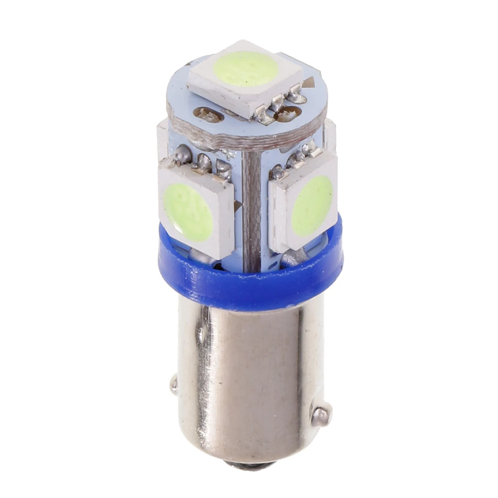 

BA9S Bayonet Ice Blue LED 5050 SMD Lamp Instrument Cluster Dash Light Bulb
