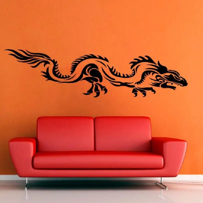 

Chinese Style Dragon Wall Decal Vinyl Art Sticker Mural Bedroom Living Room House Home Decoration Accessorise Wallpaper WW-200