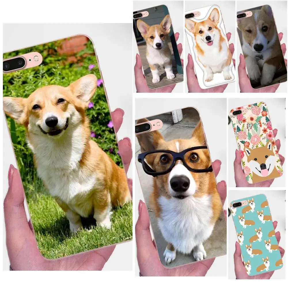 Pembroke Welsh Corgi Puppies мягкие популярные горячие для Galaxy A3 A5 A7 On5 On7 2015 2016 2017 Grand Alpha G850 Core2