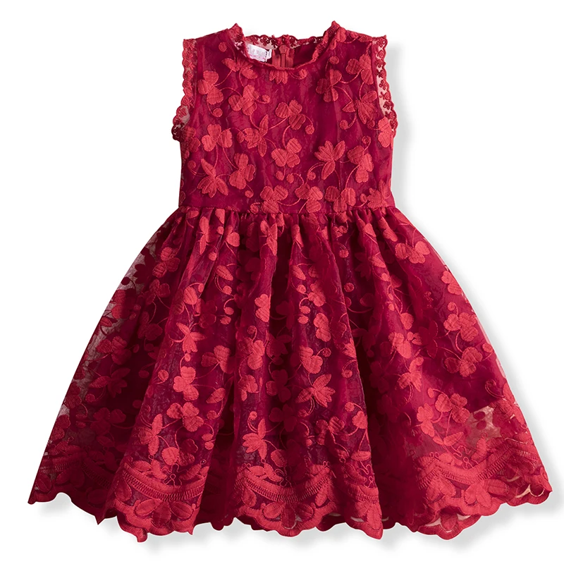 

Lace Girl Clothes Kids Dresses For Girls Flower Dress Baby Girl Party Wedding Dress Children Girl Casual Wear Clothing 3 to 8Yrs