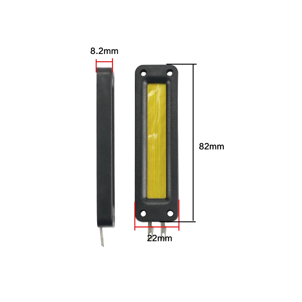 Cinto de Alumínio 20 Fita Tweeter Super Mini Neodímio Agudos 40 Khz 86db Faça Você Mesmo 82mm * 22mm 2 Pçs 6ohm 10 w - Image 6
