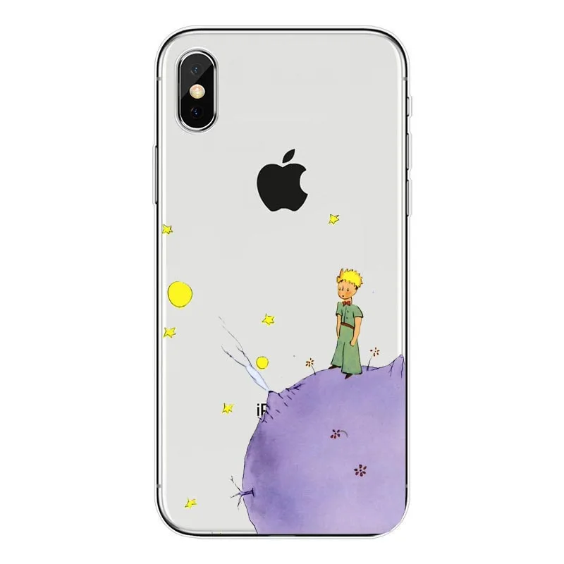 Мягкий силиконовый чехол для телефона с рисунком Маленького принца для iPhone 7 7Plus 6s Plus 5S SE 8 Plus XS XR XS MAX Le Petit prince чехол s