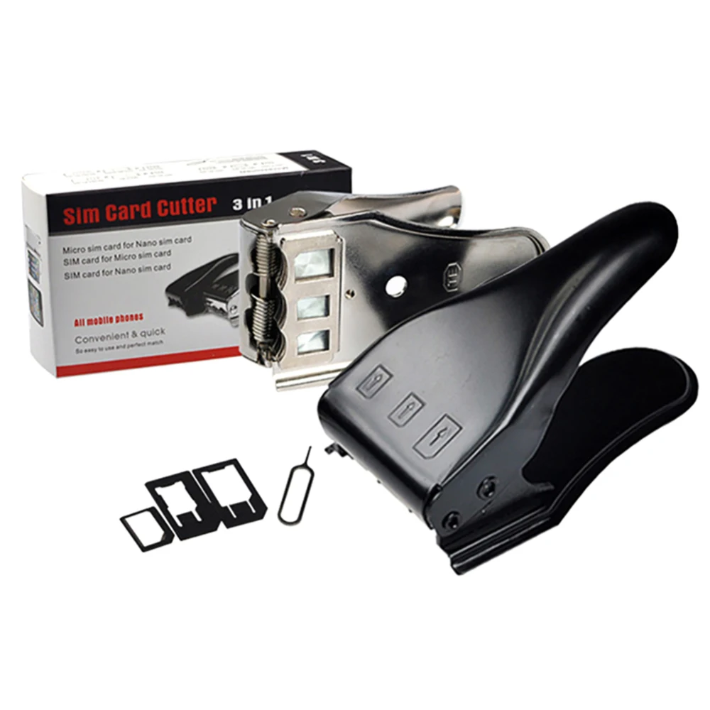

Dual 2 in 1 Micro SIM Card Cutter Multi-function tool Smart Phone Accessory