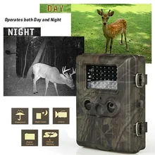 Waterproof Hunting Camera HD Digital Infrared Scouting Trail Camera with 42pcs IR LEDs