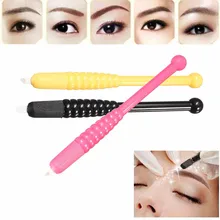 1 шт. Профессиональный microblading одноразовые татуировки ручка с Руководство брови Tatooing изогнутые F9pins 12pin U18 лезвия tebori инструмент