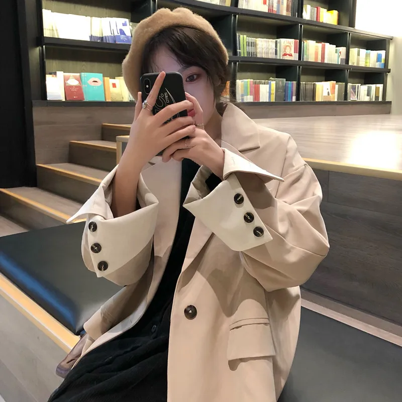 Винтажный Женский блейзер большого размера белый блейзер Femme Chic Chaqueta Mujer Bleiser Feminino