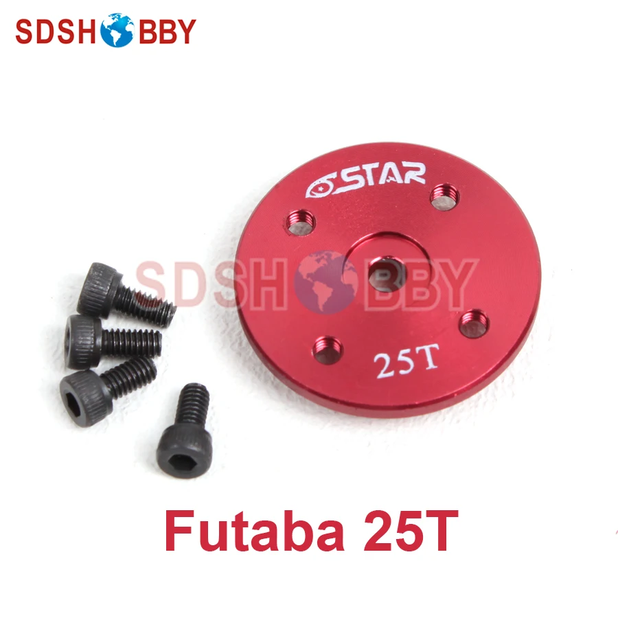 6starhobby 60 мм углеродное волокно одиночный сервопривод с 25T Futaba/ 24T Hitec/ 23T JR для 80