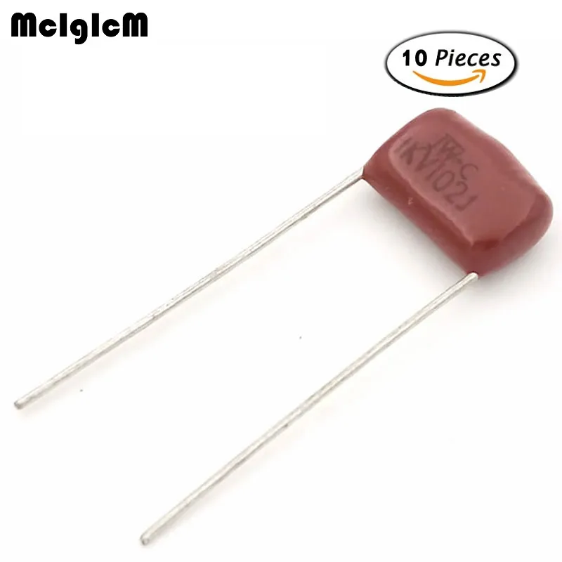 MCIGICM 102 1nF 100 В 1000 1600 2000 CBB Полипропиленовых пленочных конденсаторов шаг 5 мм 10 15 |