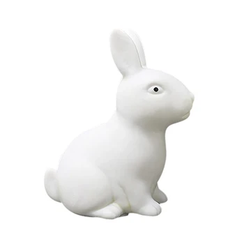 

2Pcs Color Changing Cute Rabbit-Shaped LED Night Light Decoration Bedside Lamp