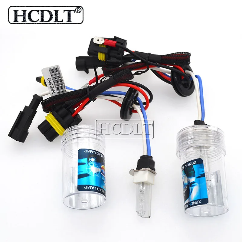 HCDLT 12V Car Light 35W 55W H3C HID Xenon Lamp 3000K Yellow H3 6000K 4300K 8000K H3C Ceramic Base Auto Headlamp Replacement Bulb (51)