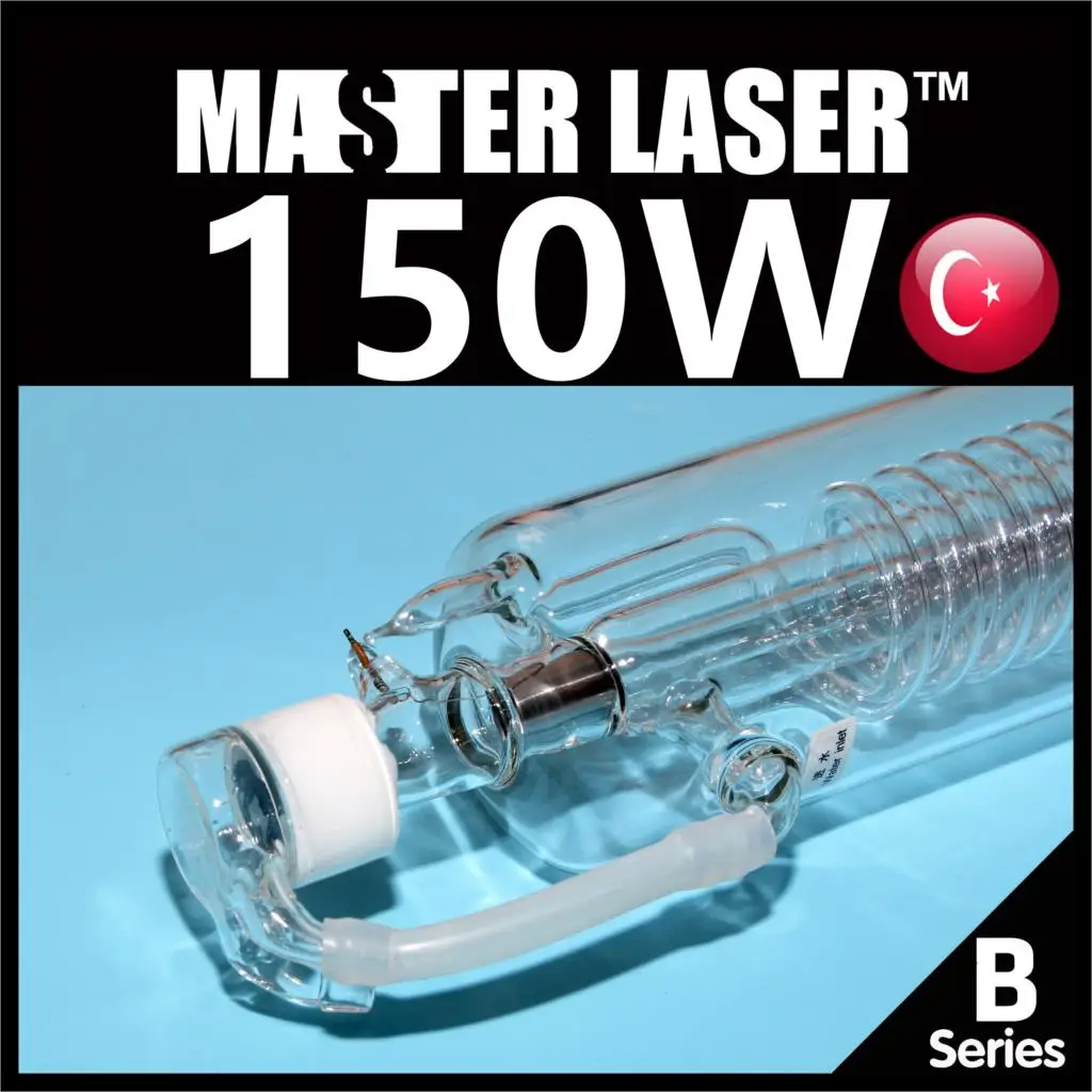 

150W High Power 170W CO2 Laser Tube for Laser Engraving Cutting and Marking Machine DHL Wooden Case Shipping to  Turkey