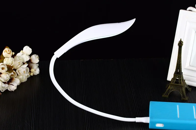 20 светодио дный DP6021 USB светодио дный лампа прикроватная лампа для чтения для изголовье настольная лампа 2 Вт складной светодио дный ночник
