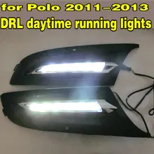 1 комплект СИД автомобиля для Volkswagen Polo 2010 2011 2012 2013 DRL Габаритные огни переход туман крышку лампы