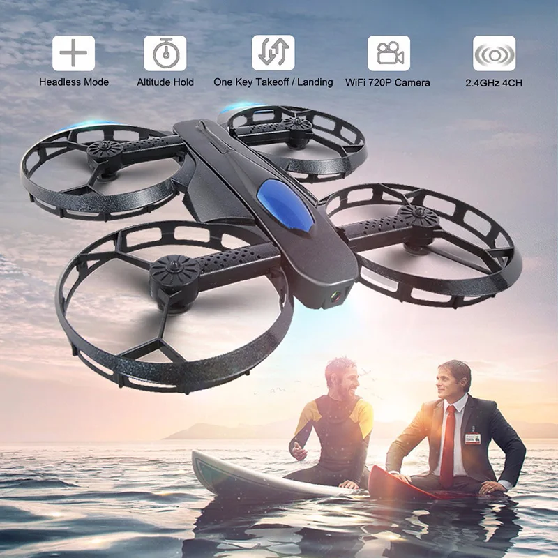 JJRC H45 складной селфи Дрон Квадрокоптер мини с HD камерой WiFi приложение управление