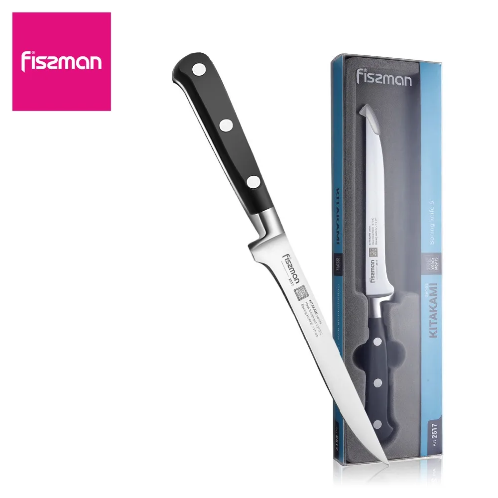 FISSMAN 6-дюймовый нож для косточек серия KITAKAMI немецкие стальные кухонные ножи | Дом и