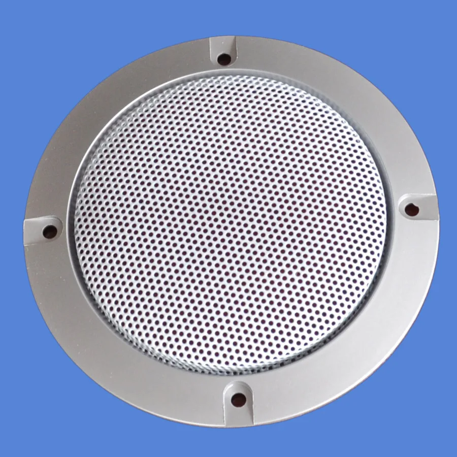 1PC 3/"//4/"//5/"//6/" inch Car Aduio Speaker Cover Decorative Circle Metal Mesh Grille