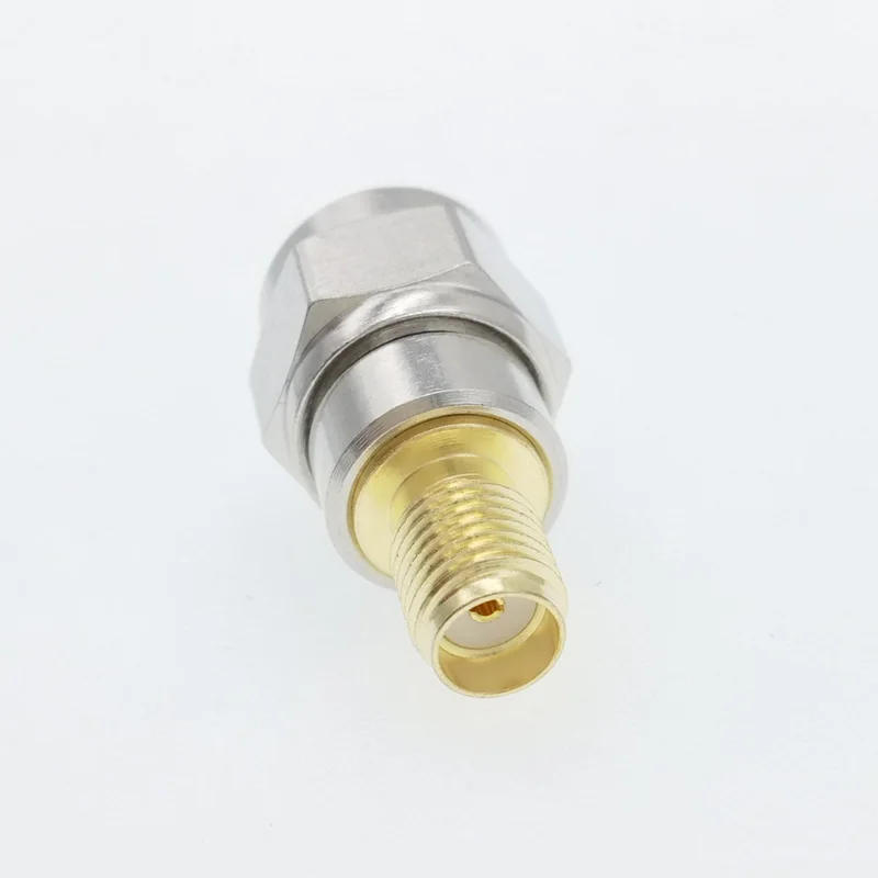F Male to SMA Female RF Coaxial Adapter Straight Goldplated (3)
