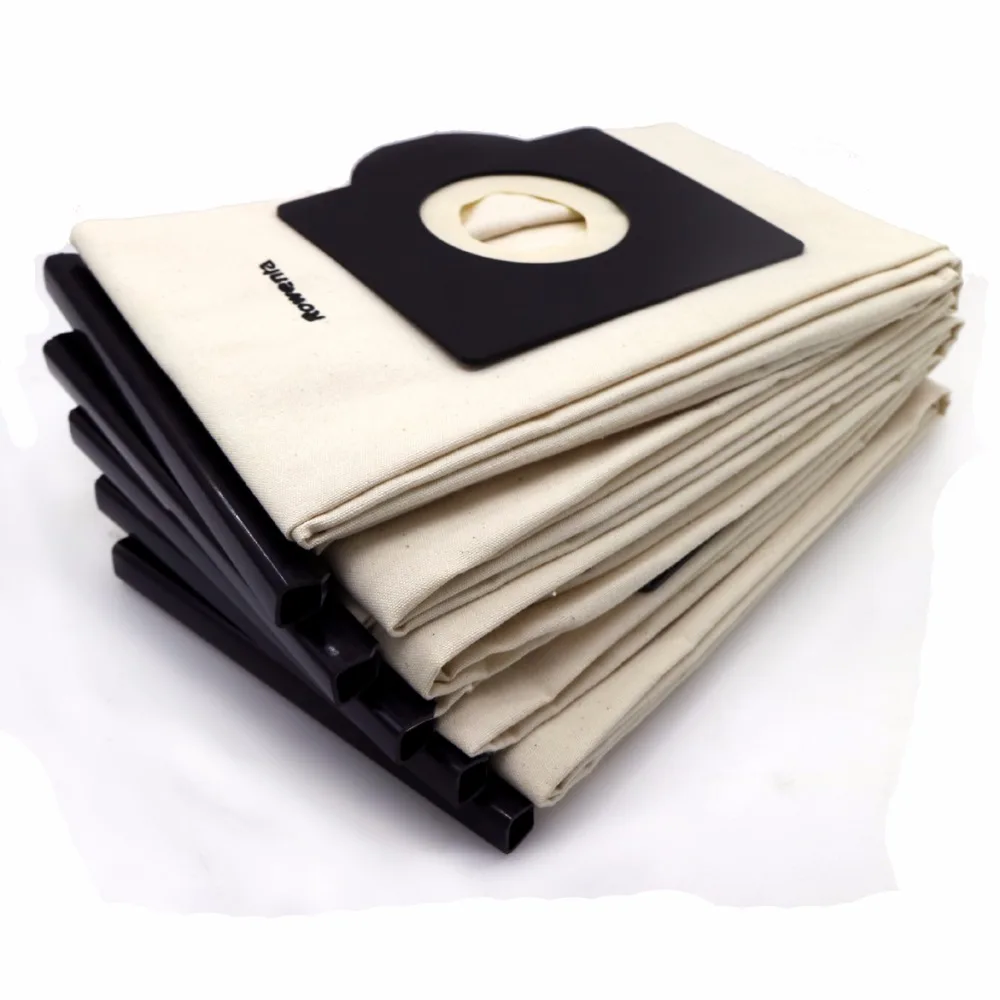 5Pcs Vacuum Cleaner Bag Washable Dust Bag for Vacuum Cleaner Rowenta
