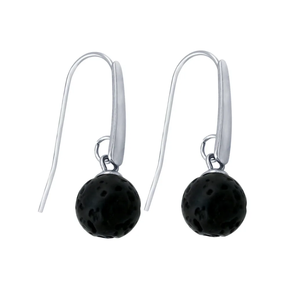 

Lava Stone Aromatherapy Essential Oil Diffuser Threader Earrings, Chic &Elegance,Perfect for all Ages/Occasions