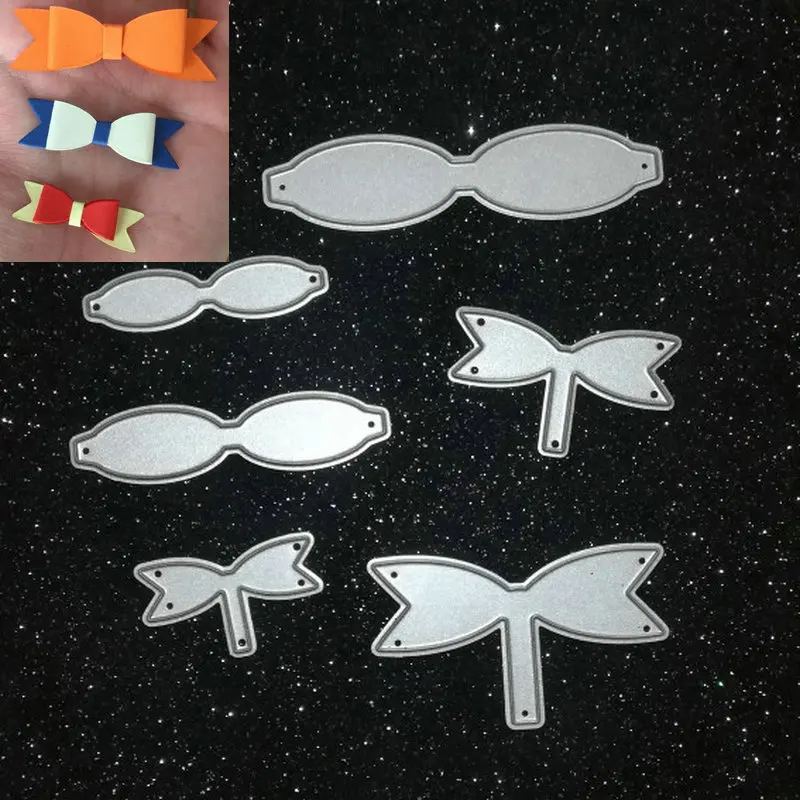 

Bow tie Metal Cutting Dies Rosette Carbon Steel knife Mold Embossing Stencil For Cards Album Scrapbooking DIY Craft Decoration