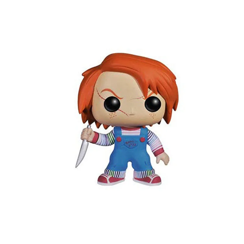 FUNKO POP Movie Stephen King's It's Child's Play Saw, крик пеннивайз Чаки V для вендетты, экшн-фигурка, игрушки для детей на Рождество - Цвет: without box