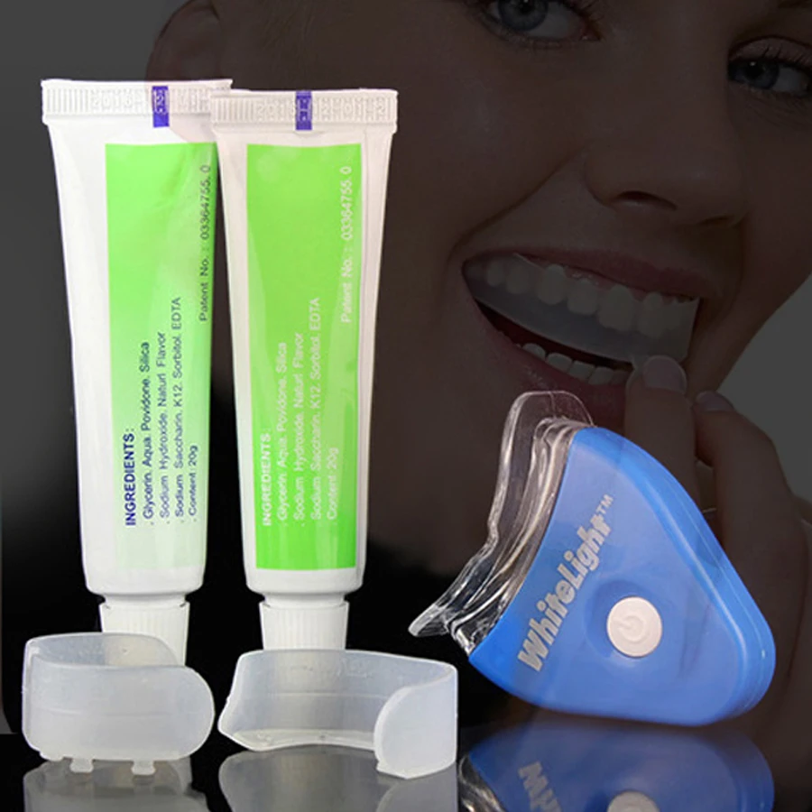Dental 3D Oral Hygiene Care White Light Kit Teeth Whitener Easy To