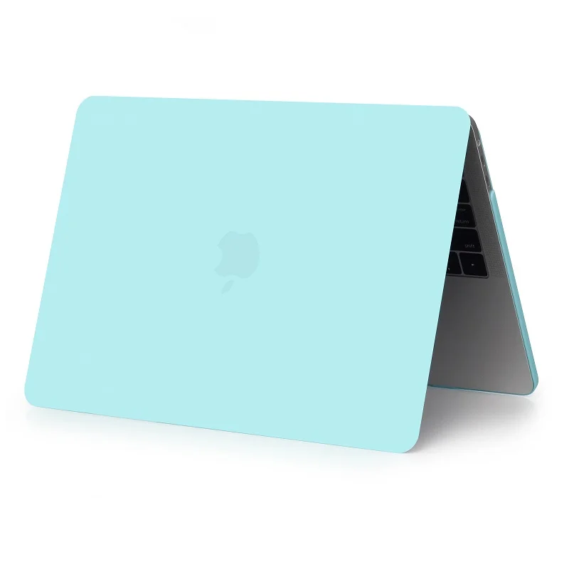 Матовый чехол для ноутбука APPle MacBook Air Pro retina 11 12 13 15 mac Book 15,4 13,3 дюймов с сенсорной панелью - Цвет: Baby Blue