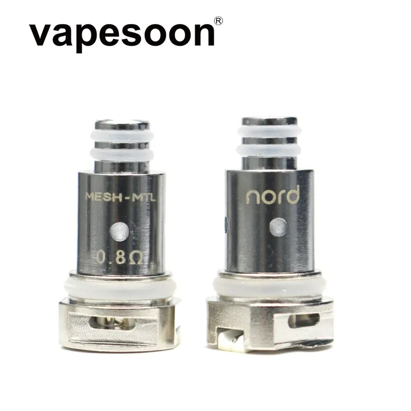

30pcs vapesoon Replacement Nord Coil Head Regular Mesh Ceramic 1.4/ 0.6/0.8ohm for SMOK Nord Kit Vape Pod System e-Cigarette