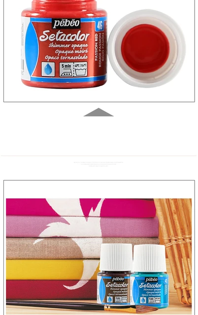 Ensemble De Peinture À L'huile En Tissu Opaque Pebeo Setacolor, 45  Millilitres, Pour Peinture, Affichage Du Cuir, Outils De Dessin,  Fournitures Artistiques - Peintures À L'huile - AliExpress