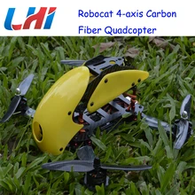 Lipo Brushless Servo Drone Rc Plane Robocat Rtf Pdb 270 280 4-axis Carbon Fiber Quadcopter Cc3d 2204 12a Props Airplane