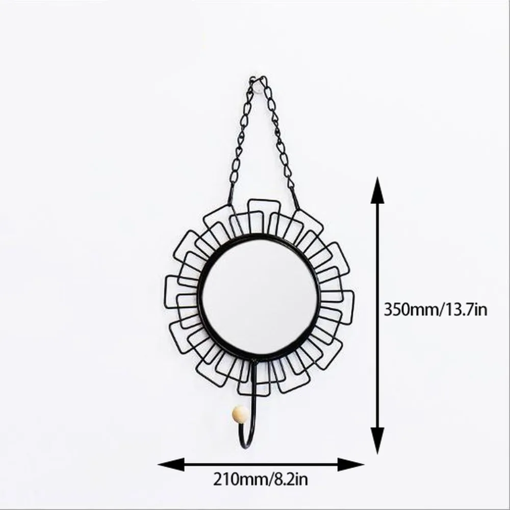 Скандинавском стиле, геометрический дизайн, зеркальные железные художественные крючки, настенный крючок ручной работы для украшения дома, крючок для ключей, одежда, Прямая поставка