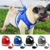 Harnais en Nylon pour chiens et mailles, pour Chihuahua, pour petits et moyens chiots et chats, gilet réfléchissant, laisse de marche, animalerie ► Photo 1/6