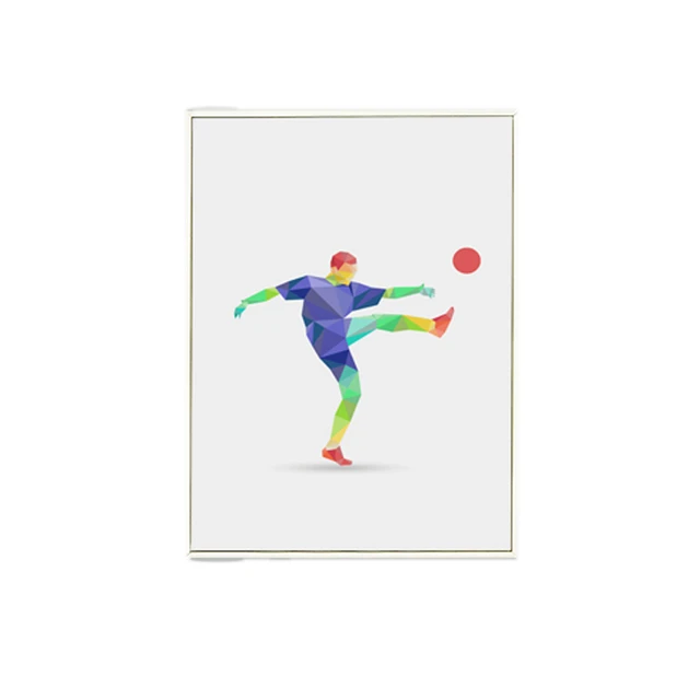 Buy Bianche Wall Geometric Sports Abstract Sports Inspirational A4 Canvas