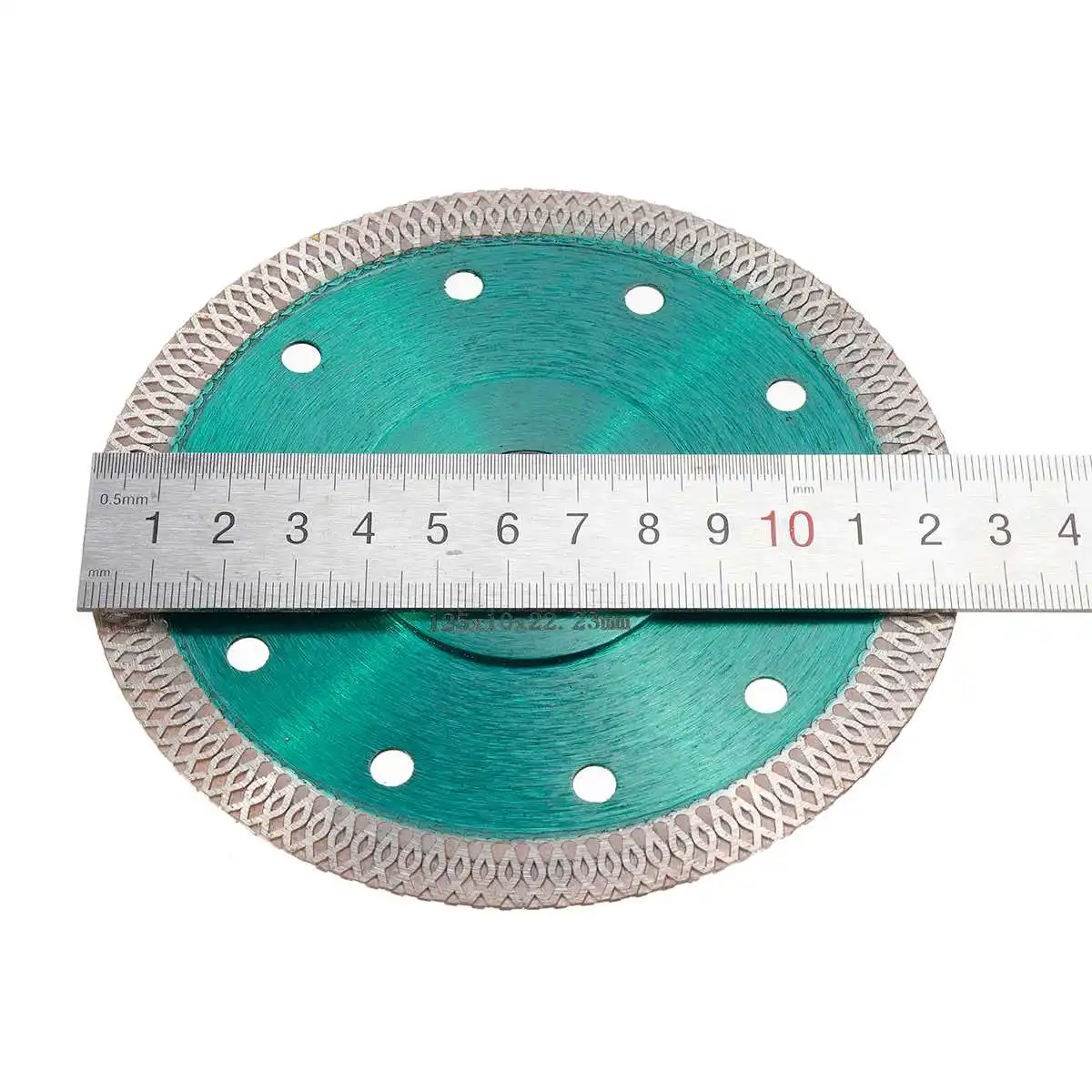 DOERSUPP Green 105/115/125mm Diamond Saws Blade Hot Pressed Sintered Mesh Turbo Cutting Disc For Granite Marble Tile Ceramic