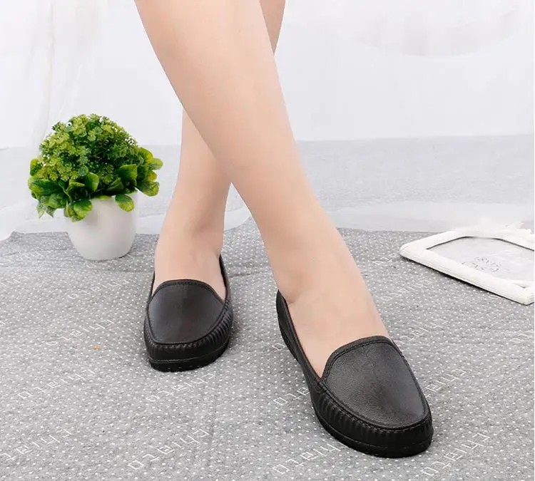 women waterproof work oil proof restaurant hospital wear shoes chef ...