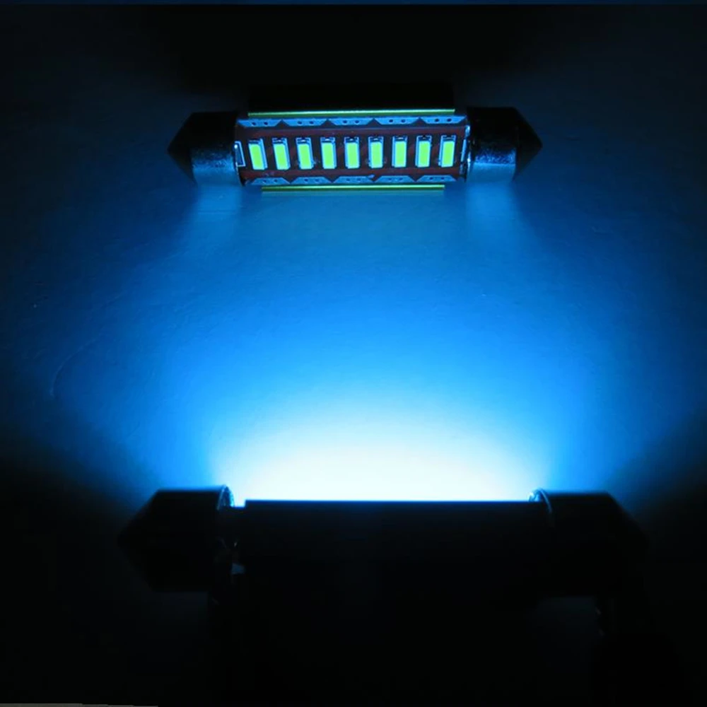 WLJH 4 шт. Led 39 мм 38 4014 SMD 239 Lanco автомобильный светильник C5W лампа для Ford Focus MK II 2 2004 2015