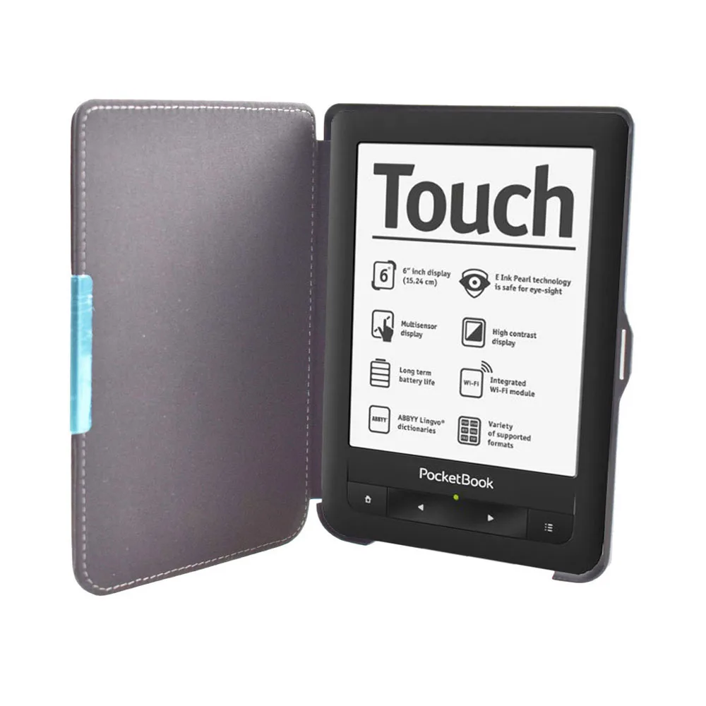 Для PocketBook Touch 622 чехол для электронных книг и чехол для Pocketbook Touch Lux 1st 623 folio кошелек, кожаный чехол с магнитом