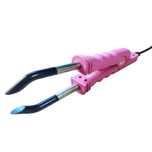 Loof 618, утюжок для укладки волос, постоянная температура 200C u v i, плоский кончик, Кератиновый удлиняющий соединитель, инструменты для укладки