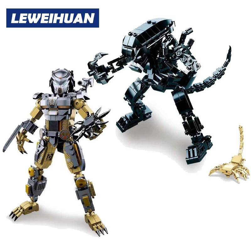 

6 Styles Movie Series Building Blocks Kits Model Robot Armor DIY Bricks Educational Toys For Kids Boys Gifts Compatible Legoes